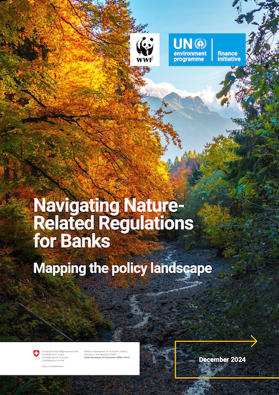 Navigating Nature-related Regulationd for Banks report cover